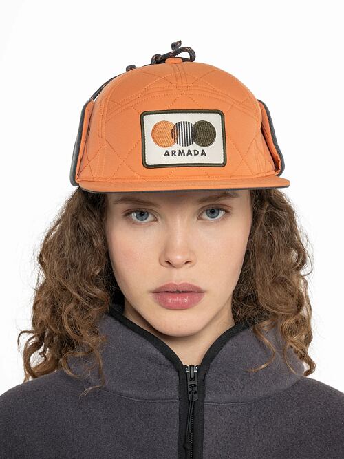 Kšiltovka ARMADA Seven Panel Quilted Hat Sienna-Indigo