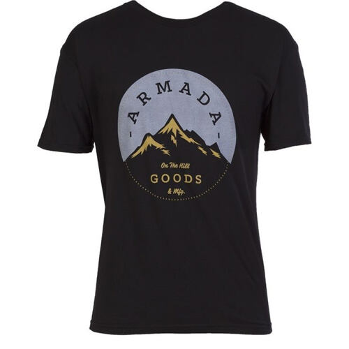Tričko ARMADA Peak Tee black 18/19