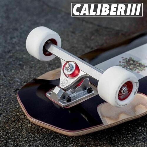Longboard trucky CALIBER III Raked 158mm 44° Raw