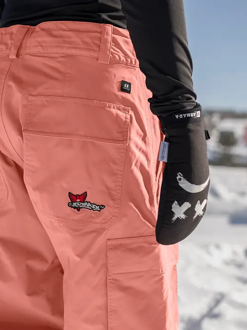 Kalhoty ARMADA Team Issue 2L insulated Cargo Pant Faded Rose 25/26