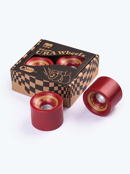 Surfskate kolečka YOW URA Ketchup 66mm 82a